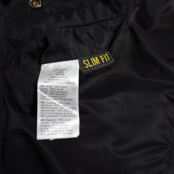 Alpha Industries MA-1 Classic Military Flight Bomber Jacket - Men's Medium - Picture 6 of 12